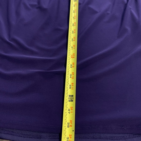 Evan-Picone 2-Piece dress Jacket set comfortable free flowing purple size 16 - Picture 8 of 9